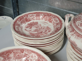 Villeroy en Boch Burgenland rood Eetservies 12-pers.