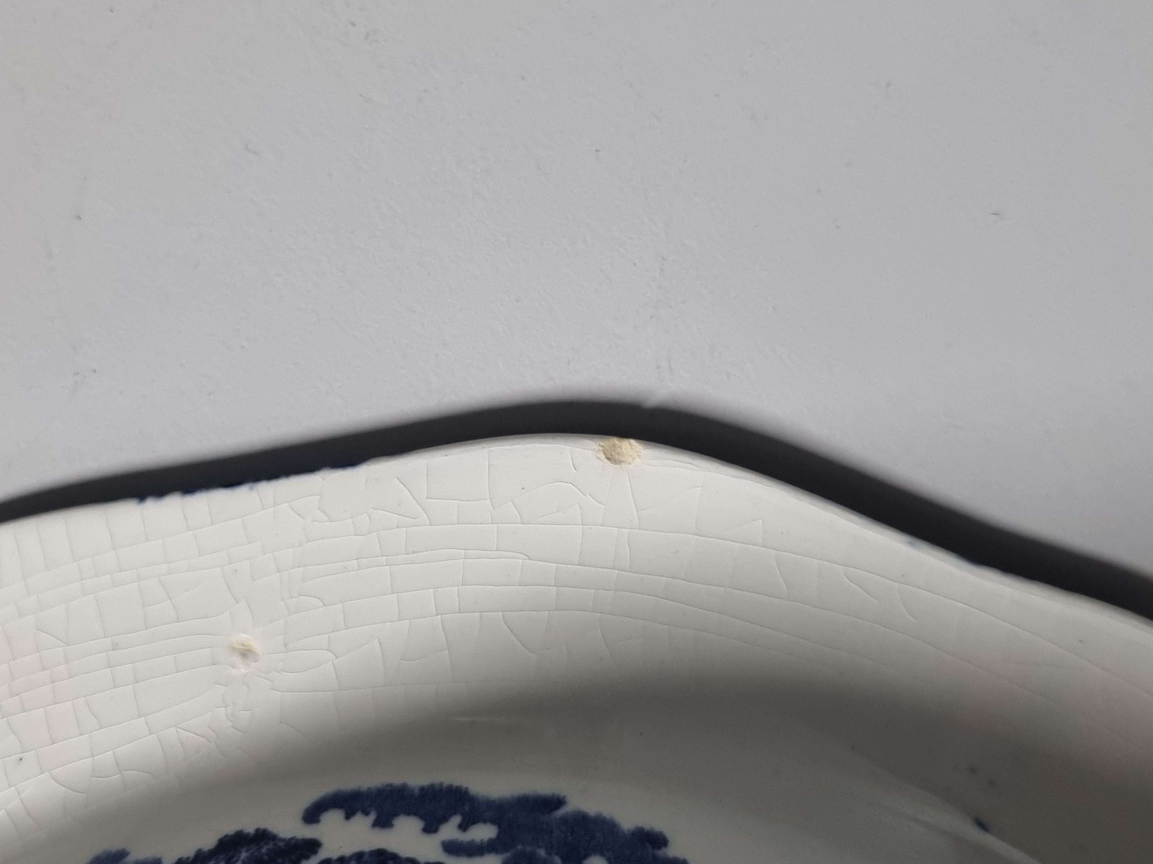 Engels blauw Enoch Wedgwood Woodland dekschaal terrine 24 cm