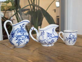 Zwiebelmuster onbekend merk Set 3x kannetje