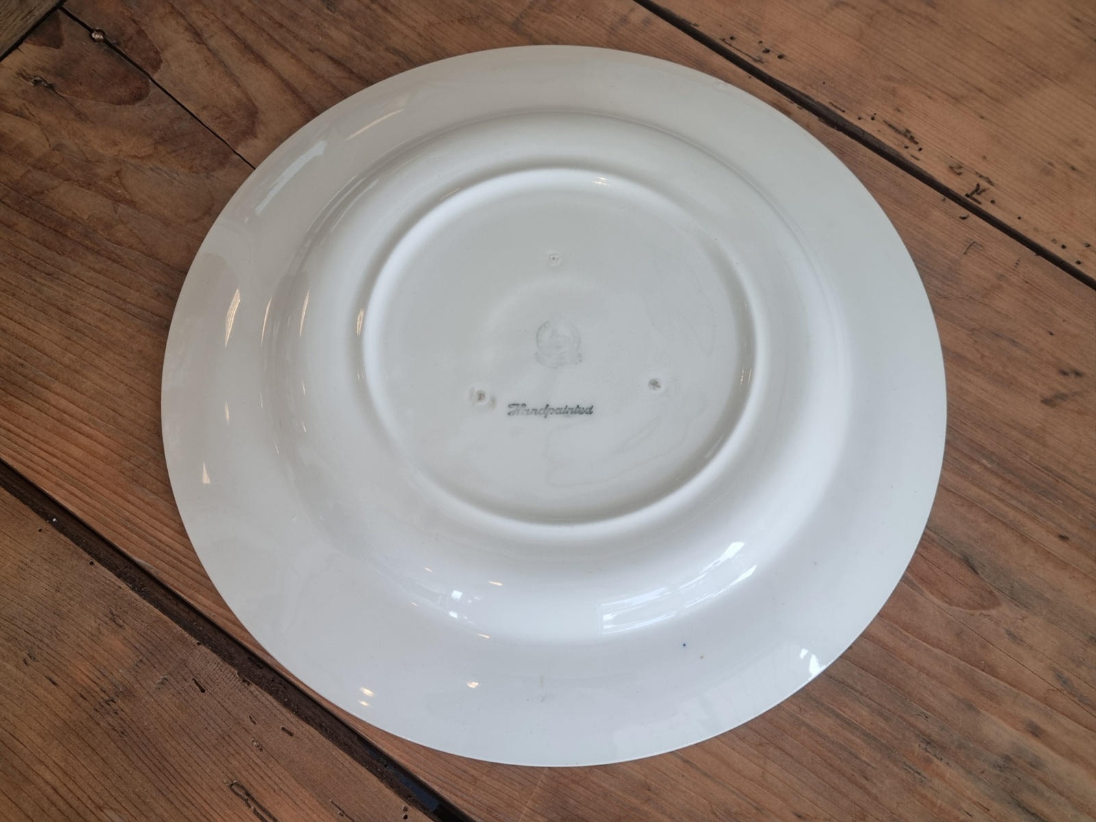 Oud Boerenbont Regout Pannenkoekenbord Serveerbord 30 cm