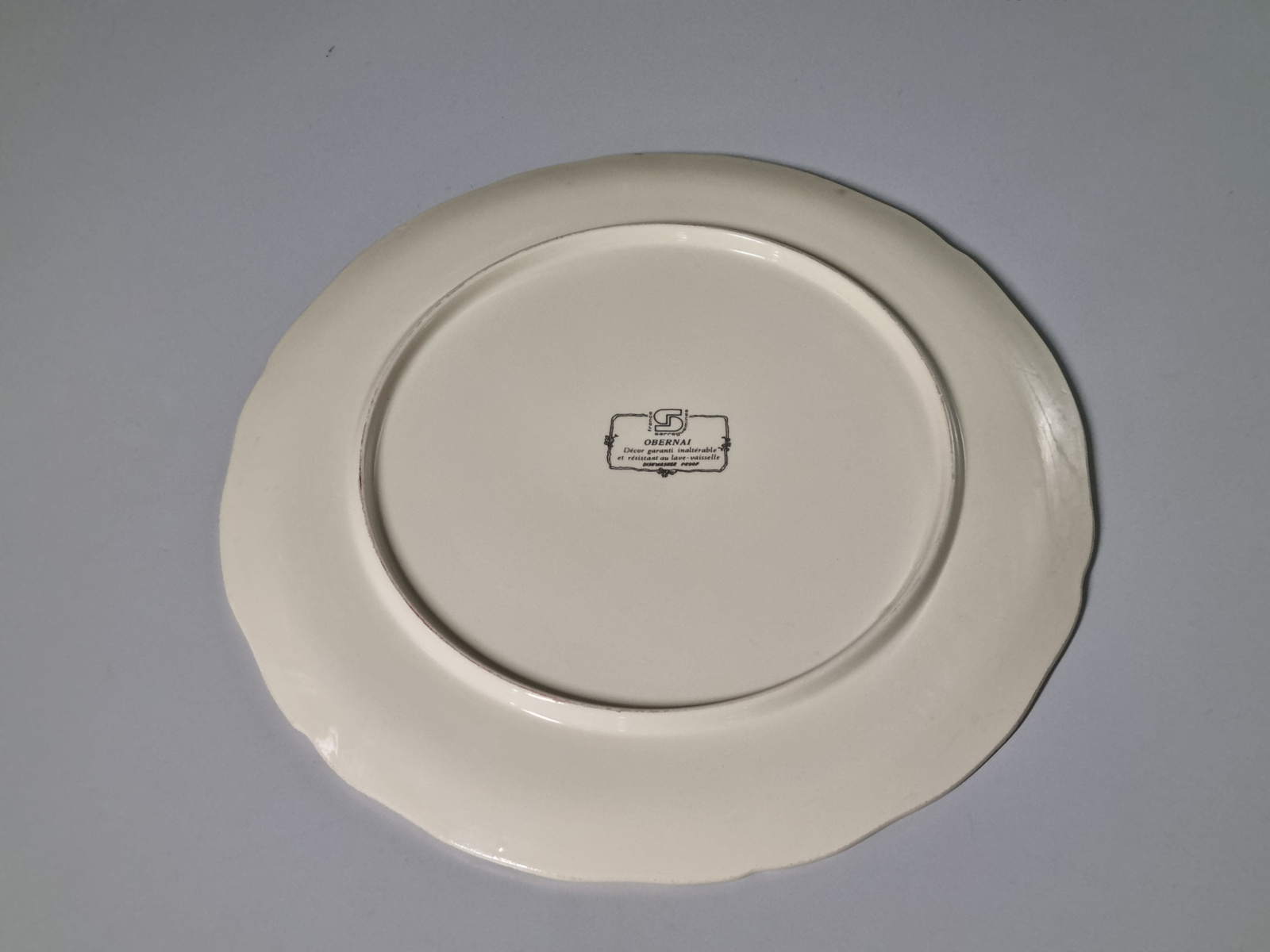 Frans Sarreguemines Obernai Serveerplateau (rond) 34 cm