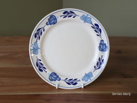 Royal Boch Boerenbont blauw Boerenblauw ontbijtbord 21 cm