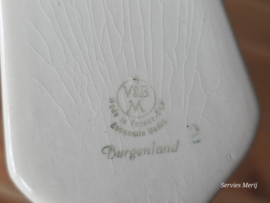 Villeroy en Boch Burgenland rood Taartschep (zeldzaam)