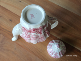Copeland Spode's Pink Rhine koffiepot theepot 1,2 liter