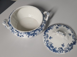 Villeroy en Boch Valeria blauw set 1x Soepterrine en 2x Dekschaal Terrine