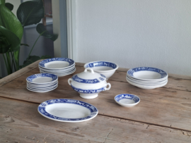 Blauw AMC Belgium compleet vintage Kinderservies