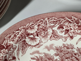 Engels rood English Ironstone Tableware EIT serviesset 10 personen (wagen)