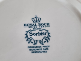 Boch Belgium Sorbier set 7x petrol Diep Pasta Curry Bord 23 cm