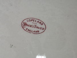 Engels Copeland Spode's Tower rood rechthoekige schaal 33 cm