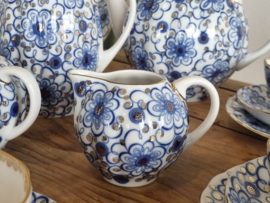 Lomonosov blauw Imperial Theeservies 5-persoons