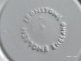 Engels rood English Ironstone Tableware EIT diep bord 22 cm (hooiwagen)