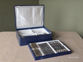 Complete bestekset 12 personen Louis XIV 73 delen
