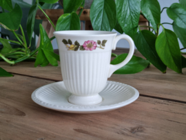 Wedgwood Briar Rose Koffie Kop en schotel