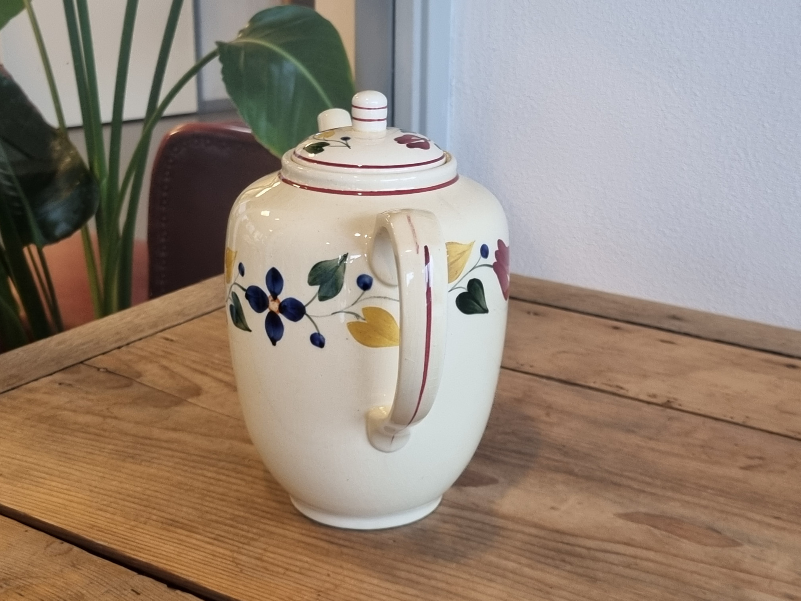 Boerenbont 417 Societe Ceramique Koffiepot (creme)