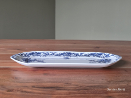 Villeroy en Boch Valeria blauw langwerpige schaal 31,5 cm
