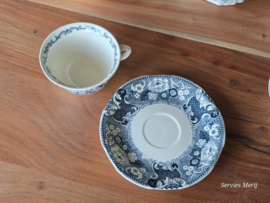 Victoria Groen Societe Ceramique theeservies 6 personen