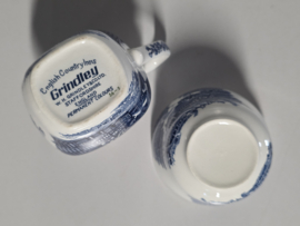 Engels blauw Grindley Country Inns roomstel