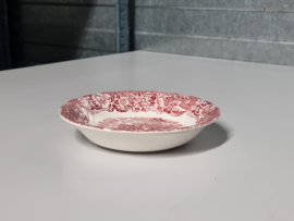 Engels rood Palissy Thames River Scenes rond schaaltje 13 cm