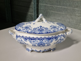 Boch BFK decor Dordrecht blauw kleinste Dekschaal Terrine