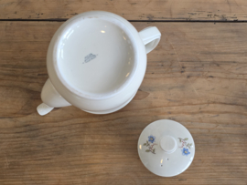 Mosa Maastricht koffiepot theepot blauwe bloem