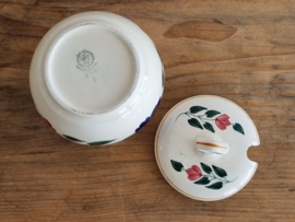 Boerenbont 418 Societe Ceramique Jampotje (haarlijntje deksel)