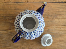 Lomonosov blauw Cobalt Net robuuste Theepot 2 liter