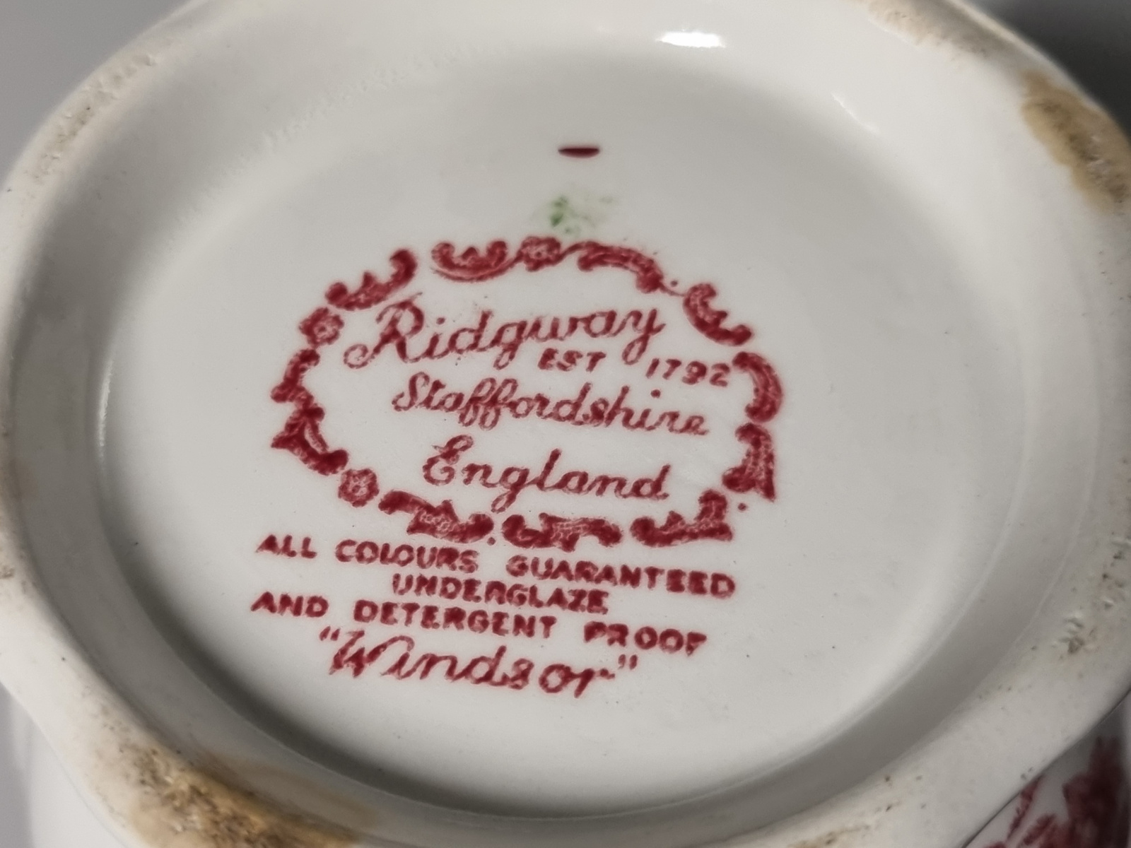 Engels rood Ridgway Windsor Koffiepot