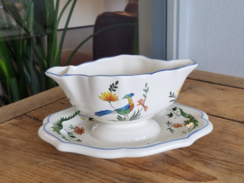Frans GIEN decor Oiseaux de Paradis Sauskom