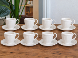Wedgwood Windsor set 8x koffie kop en schotel