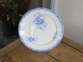 Sarreguemines Watteau lichtblauw plat dinerbord 24 cm