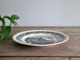 Boerenhoeve Zwart Societe Ceramique Plat Bord | Dinerbord 23,5 cm