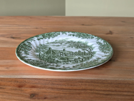 Engels groen Myott The Brook Dinerbord 25 cm