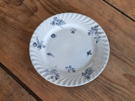 Petrus Regout Riva donker blauw ontbijtbord 20 cm