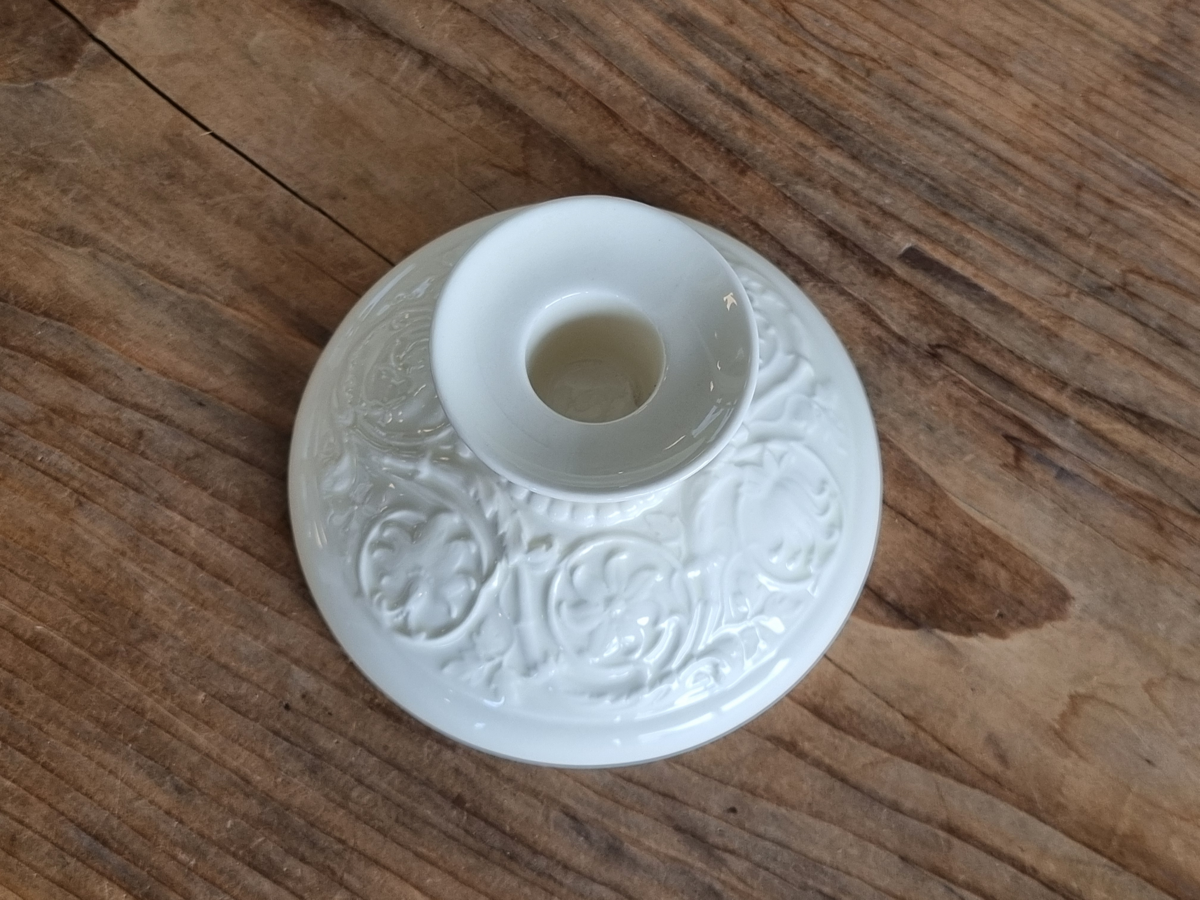 Wedgwood Patrician Kaarsenkandelaar laag model