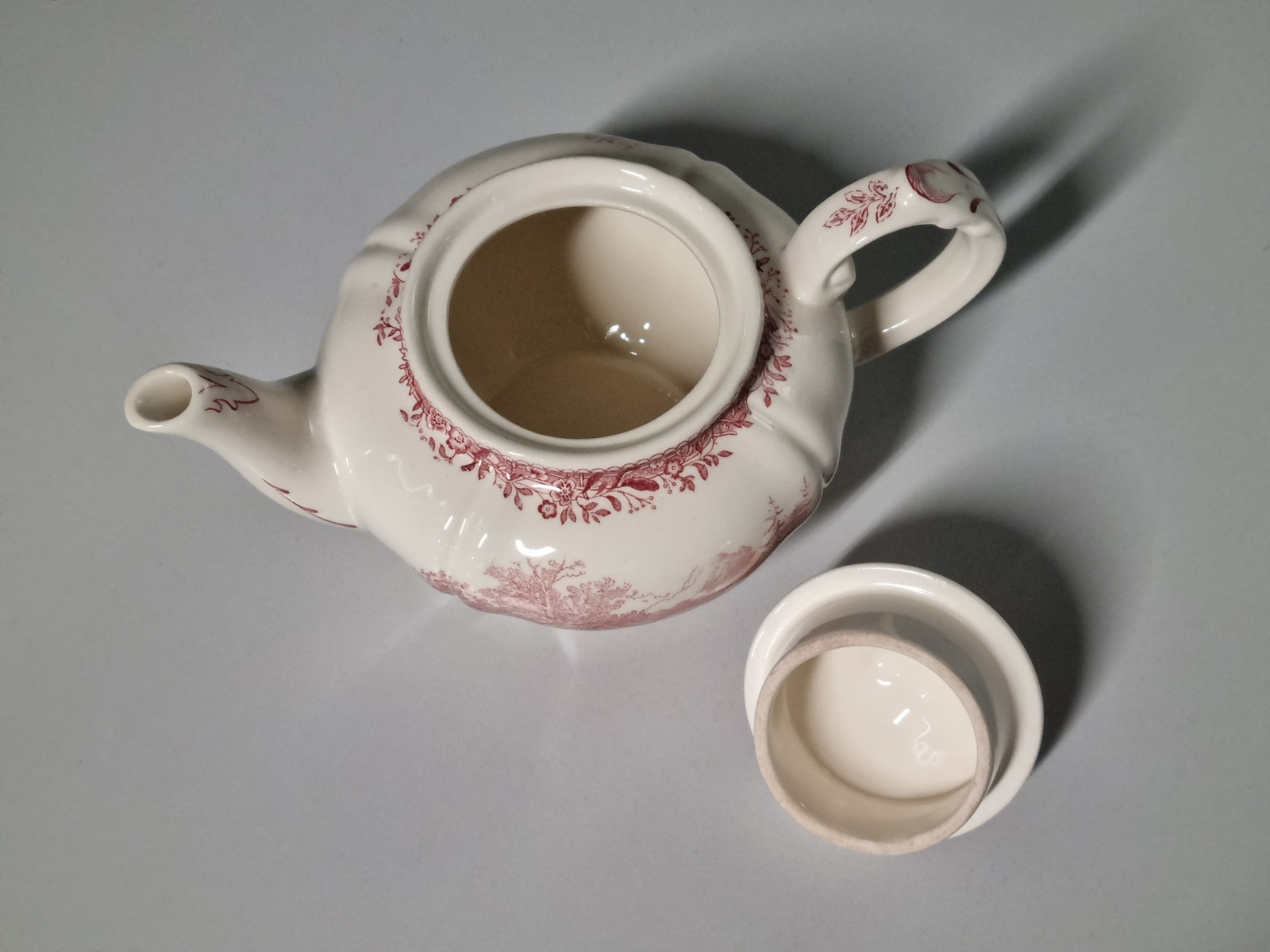 Villeroy en Boch Burgenland rood Theepot 0,6 liter