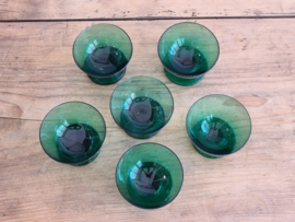 Max Verboeket Maastricht Carnaval K1 Set 6x Vruchtencoupe donker groen