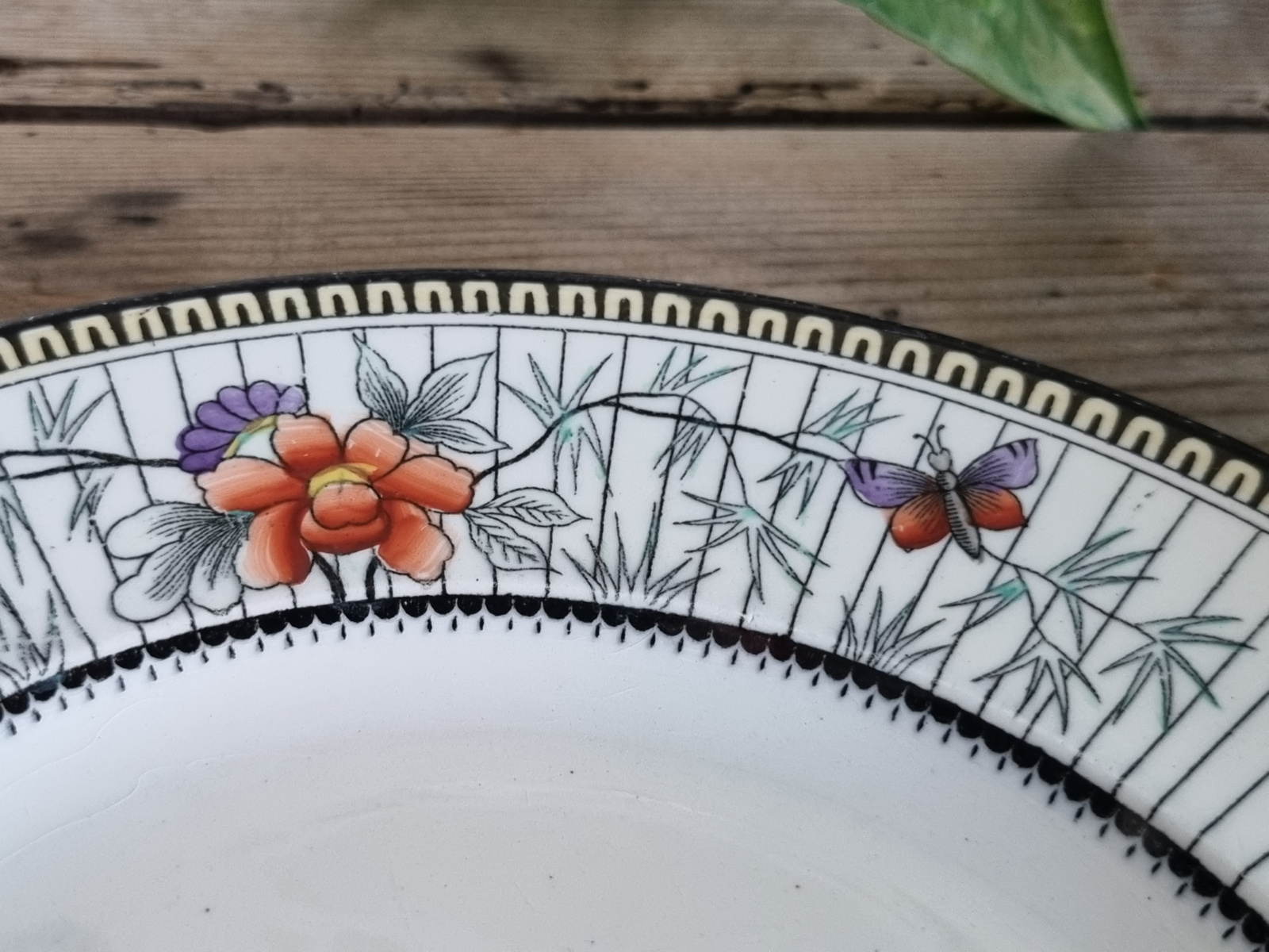 Petrus Regout decor Elvire Ontbijtbordje 20 cm