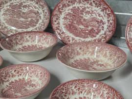 Engels rood English Ironstone Tableware EIT serviesset 10 personen (wagen)