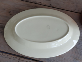 Boerenbont 417 Societe Ceramique grote robuuste Serveerschaal 31 cm (creme)