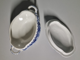Boch BFK decor Dordrecht blauw kleinste Dekschaal Terrine