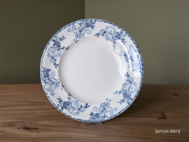 Frans Longwy blauw Rejane dinerbord 25 cm