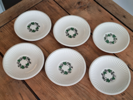 Wedgwood Stratford set 6x Thee Kop en schotel 8 cm