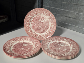 Engels rood English Ironstone Tableware EIT ontbijtservies 6 personen (wagen)