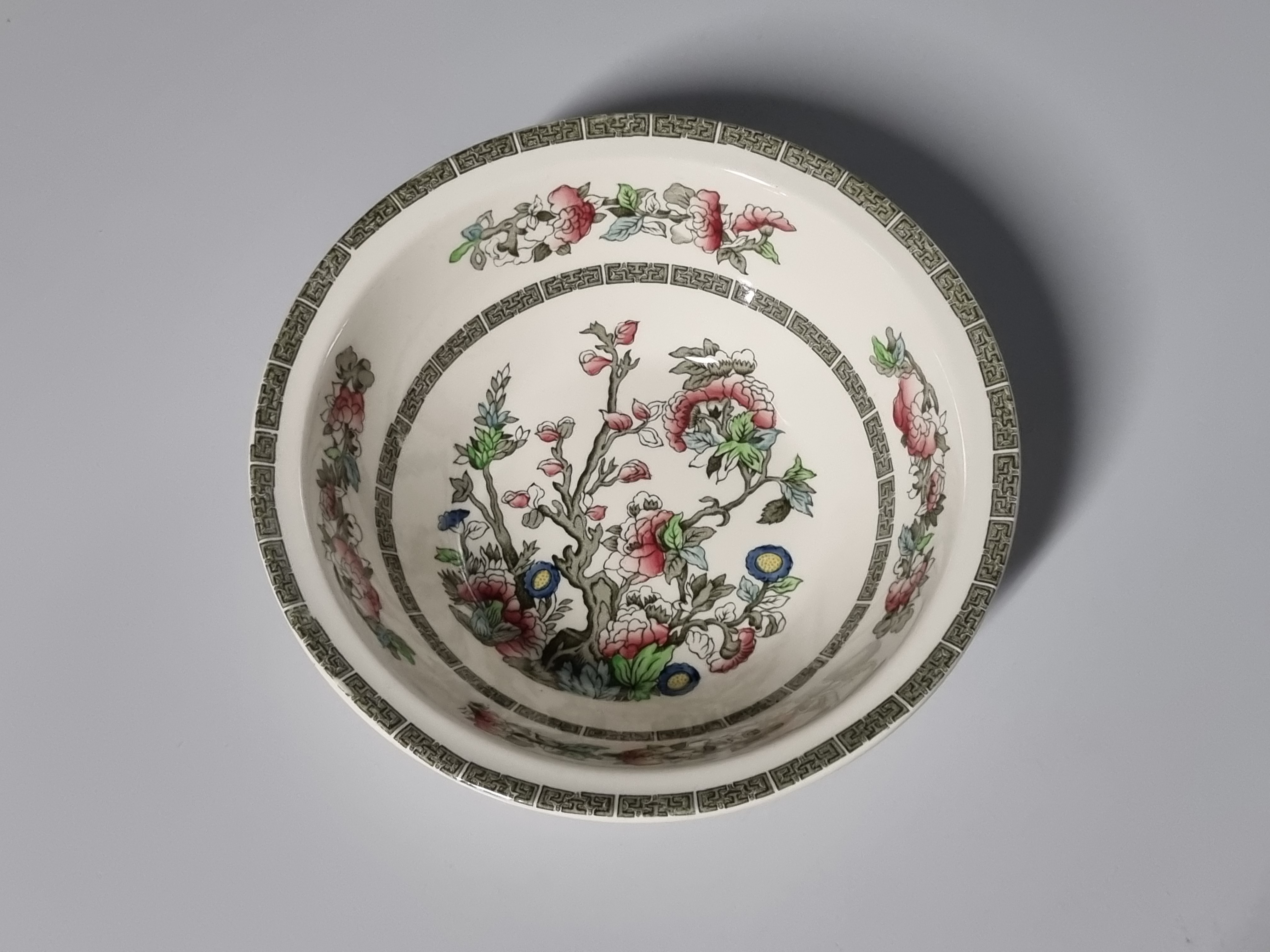Engels bruin Indian Tree ronde schaal 21 cm