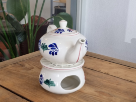 Boerenbont Boch Theepot met Theelicht model Zeeland