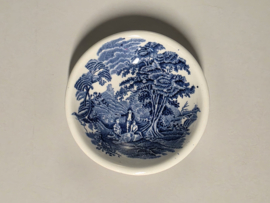 Engels blauw Enoch Wedgwood Woodland theezakjeslegger 7,5 cm