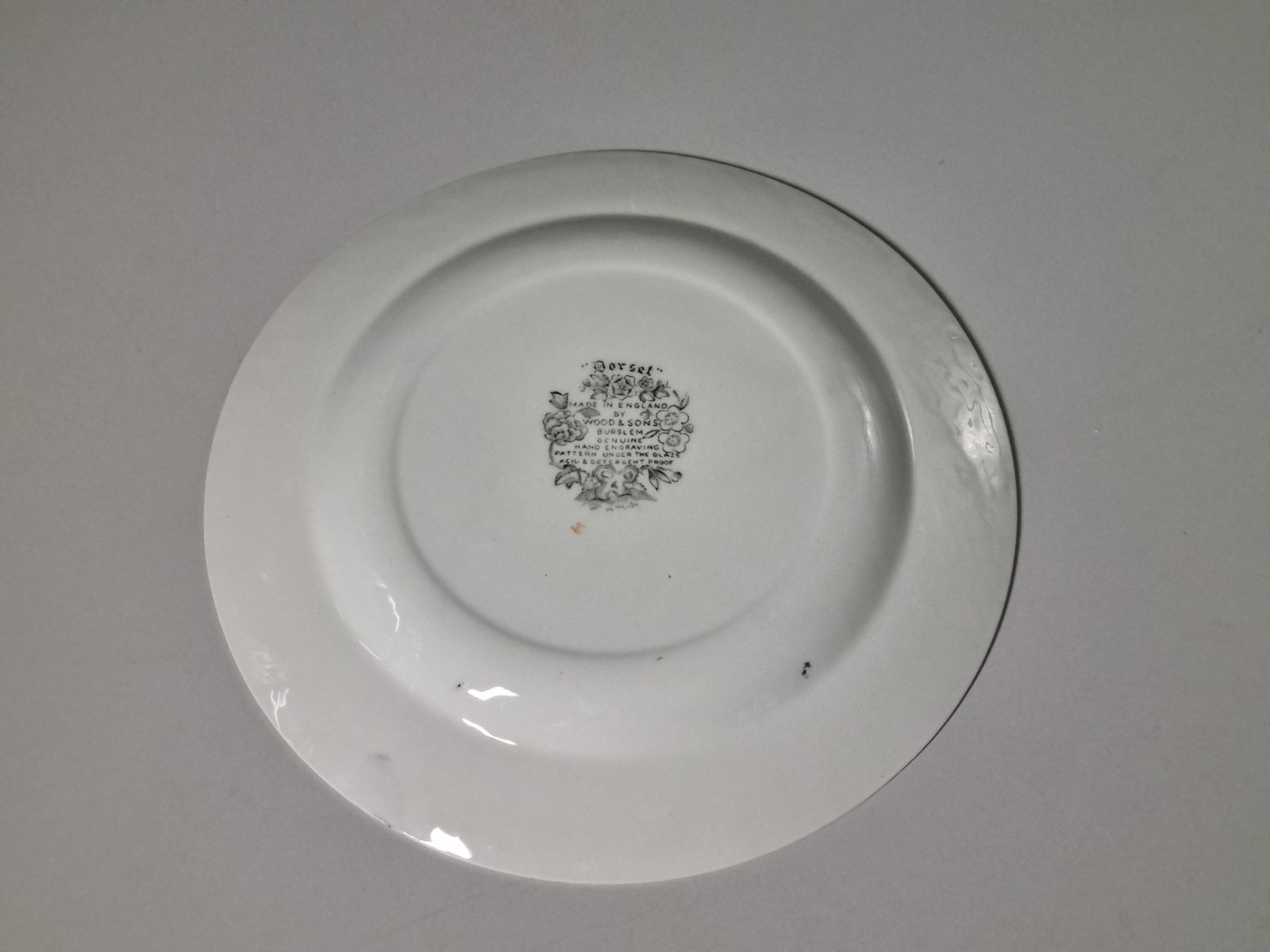 Engels gekleurd Wood & Sons Dorset plat Dinerbord 25 cm