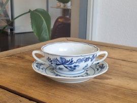 Blue Danube soepkom met schotel