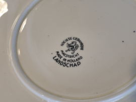 Landschap Zwart Societe Ceramique Dienblad Rond