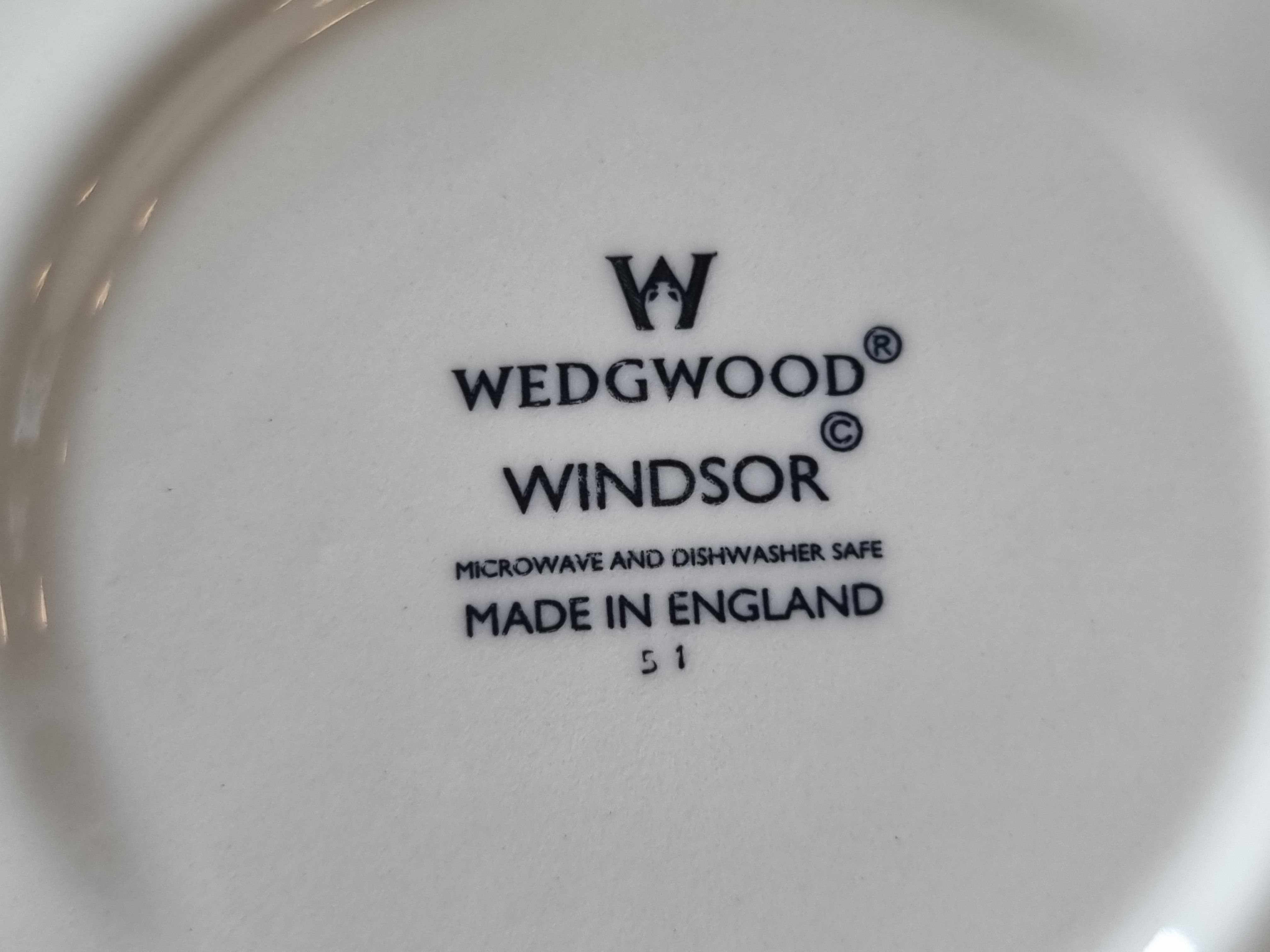 Wedgwood Windsor soepkom met schotel